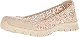 Skechers Sport Women's Ez Flex 3.0 Majesty Fashion Sneaker,Natural,7.5 M US