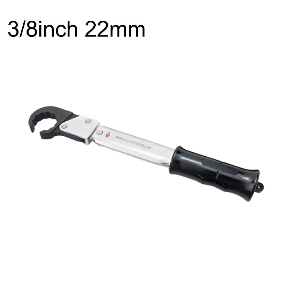 Llave dinamométrica de carraca de 29 mm para reparación de aire acondicionado, adecuada para rutas de acceso estrechas, longitud óptima para control preciso, 1 pieza, 29 mm