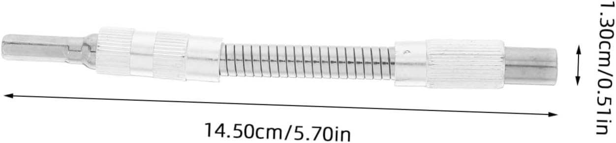 Universal Drill Extension Flexible Drill Bit Extension for Power Drills Steel Flexible Shaft Extension Drill Extension for Screwdriver Long Reach Drill Bit