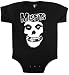 Sourpuss Misfits Logo One Piece 3-6 Months Black