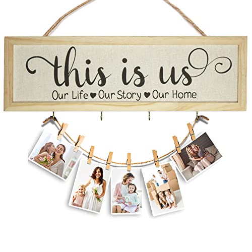 Yioneshop Mom Gifts From Daughter, Mothers Day Gifts – This Is Us Hanging Paintings, Gifts For Mom Picture Frame, Birthday Gifts For Mom Grandma Mother In Law Christmas Valentines Day Gifts For Mom #TOP17
