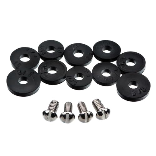 Danco 80790 Flat Washer Assortment, for Use with Quick-Opening Style Faucets, Pack of 1, Black
