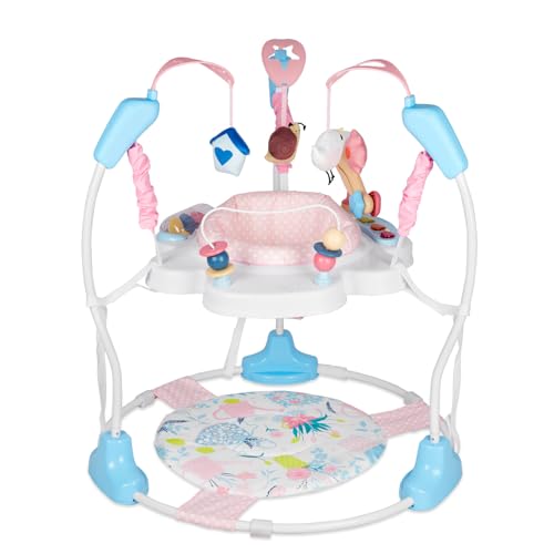 Image of Baby Activity Center, Infant Jumpers and Bouncers with Music, Lights, Infant Toys, 360Rotating Seat, 3 Adjustable Heights, Baby Play and Learning Center for 6+ Months