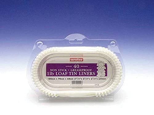 Image of Caroline 40 Loaf Tin Liners 1lb