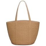 Straw Beach Bags for Women, Tote Handbag Shoulder Bag for Women, Beach Straw Summer Fashion Hobo Bags