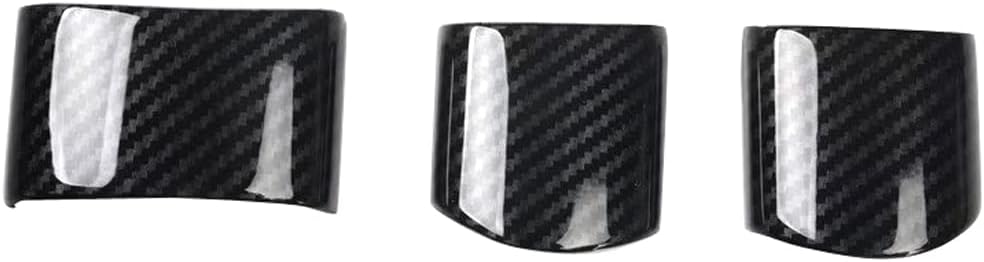 HIGH FLYING for VW Volkswagen New Beetle 2003-2010 Car Interior Accessories Steering Decoration Trim ABS Carbon Style 3pcs