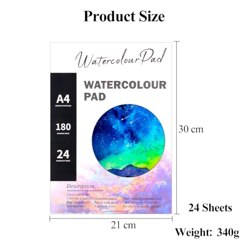 Fournitures d'art indispensables avec ce bloc papier aquarelle de dessin - 2