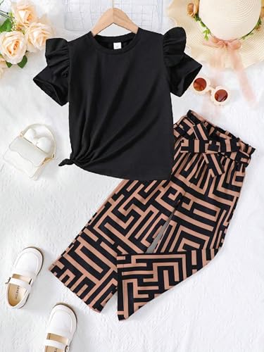 Image of Tagas Girls TOP AND PANT|COORDINATED OUTFIT FOR GIRL| DRESS FOR(GIRLS)| TOP WITH PALAZZOS FOR GIRL'S|(GTP)