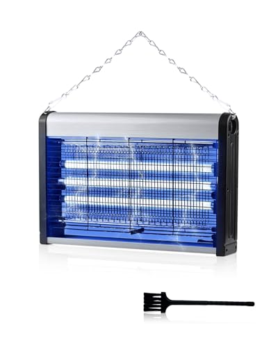 Destructeur d'insectes électrique 3500 V 30 W Lampe UV avec 3 tubes UVA Piège à moustiques piège à moustiques électrique pour la maison, le bureau, le...