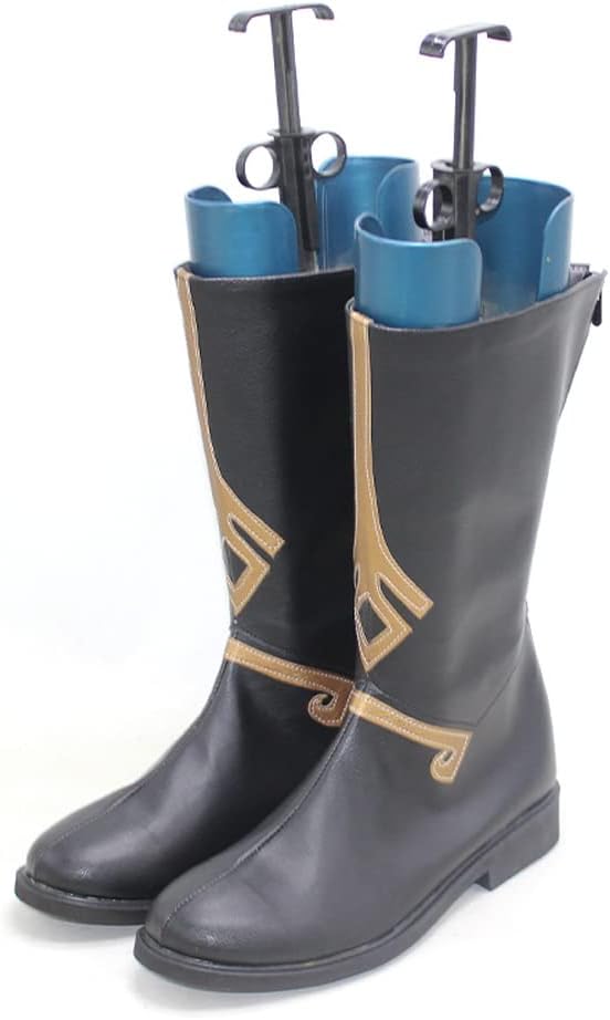 Customized Zhongli Cosplay Shoes for Halloween Zhong Li Boots Carnival Party Props Costumes Women Men