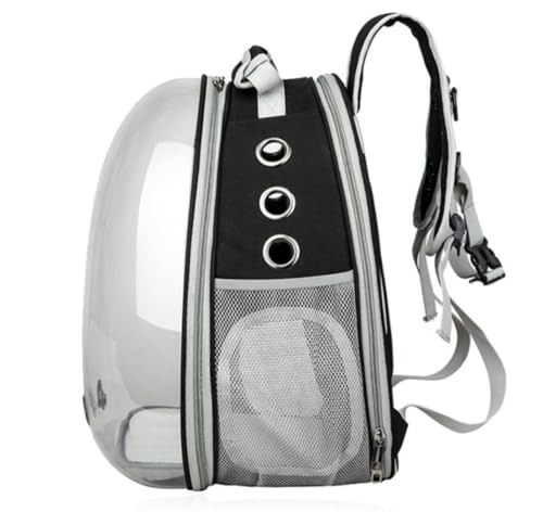 Sac à dos pour chat et petit chien extensible avec bulle transparente