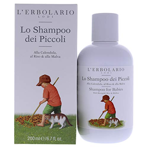 Shampooing pour bébé L'Erbolario anti irritation pour laver les cheveux sans pleurs