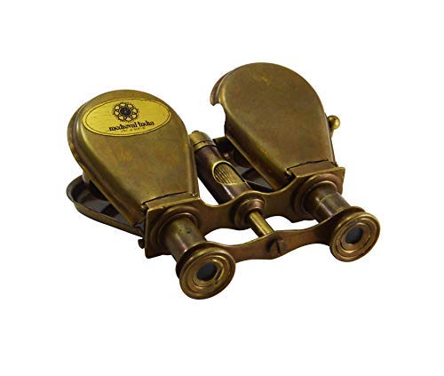 Jumelles espion pliables en laiton double feuille pour observation