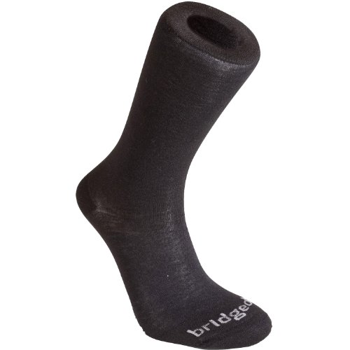 Bridgedale Coolmax Everyday Outdoors Liner Socks (2 Pair Pack) - Black Medium