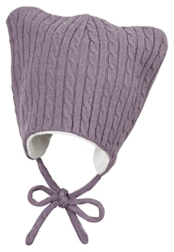 Bonnet fille Sterntaler avec cache-oreilles en maille souple pour bébé et enfant