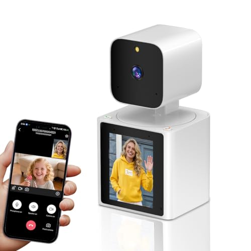 SIYZHOP Two Way Video Home Security Camera Indoor 1080P Dog Pet Camera Video Baby Camera Monitor for Baby/Elderly/Nanny/Pet/Dog with Phone App 360 Pan-Tilt Night Vision