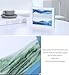 whimsyyy Moving Sand Art Liquid Motion Bubbler Flowing Sand Art Picture Desktop Sensory Calming Fidget Toy Voted Best Gift!(Ocean Heart) (Blue, Black,White,Blue)