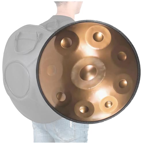 Tambor Handpan de 9 Notas 22 Pulgadas Color Dorado miniatura 1