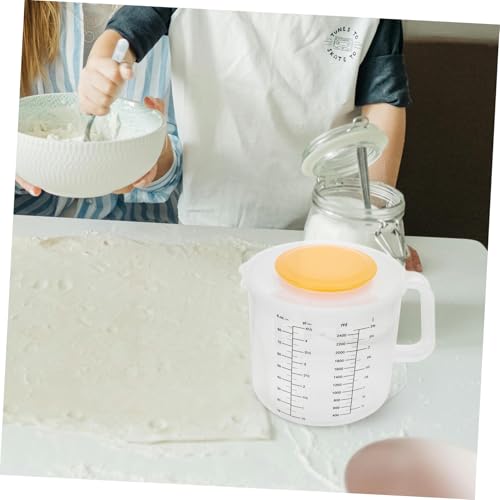 Cuenco medidor 2.5L con tapa para mezclar Luxshiny miniatura 4