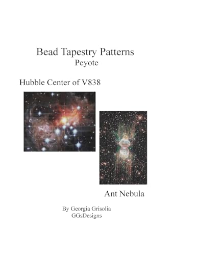 Bead Tapestry Patterns Peyote Hubble Center of V838 and Ant Nebula