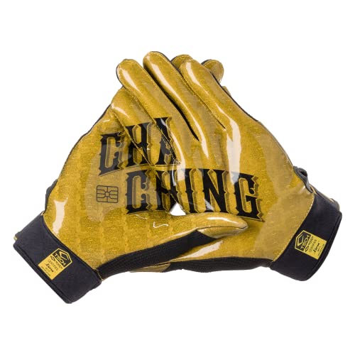 Shock Doctor Showtime Receiver Glove, Black/Gold ChaChing M by Shock Doctor - Image 2