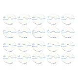 RKJRTK 20 adhesivos para válvulas de bicicleta, almohadillas de protección para llantas, almohadillas de protección para llantas de bicicleta, boquillas de aire, almohadillas para juntas de neumáticos