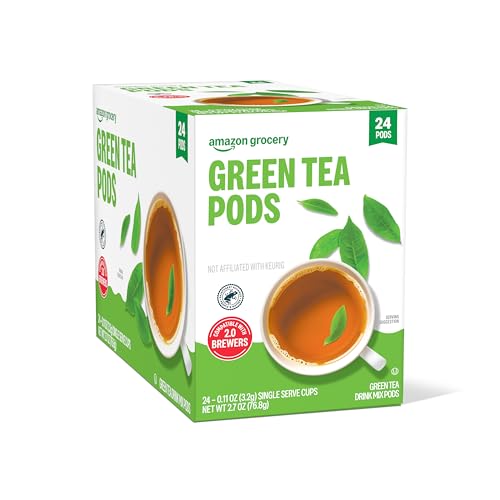 Amazon Grocery, Green Tea Pods, 2.7 Oz, 24 Ct - image 4