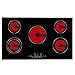 Produktbild 8600W 5 Kochzonen Glaskeramikkochfeld/Autarkes Glaskeramik-Kochfeld Mit Kindersicherung