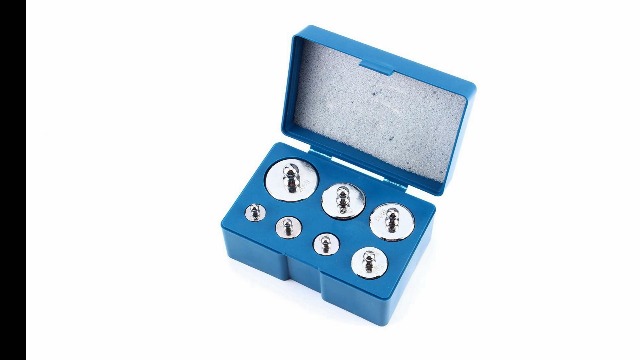FTVOGUE Kalibriergewicht-Set – 7 Teile, 500 G, Klasse M2, Mit Pinzette, Für Digitale Waagen, Schmuckwaagen & Bildung