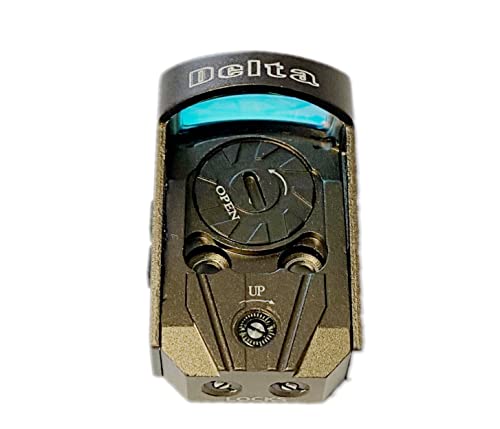 Ade Advanced Optics Delta Rd3-012 Flat Dear Earth Red Dot Micro Mini Sight With Removeable Picatinny Plate For Handgun - Fde/Tan Body Color #TOP4