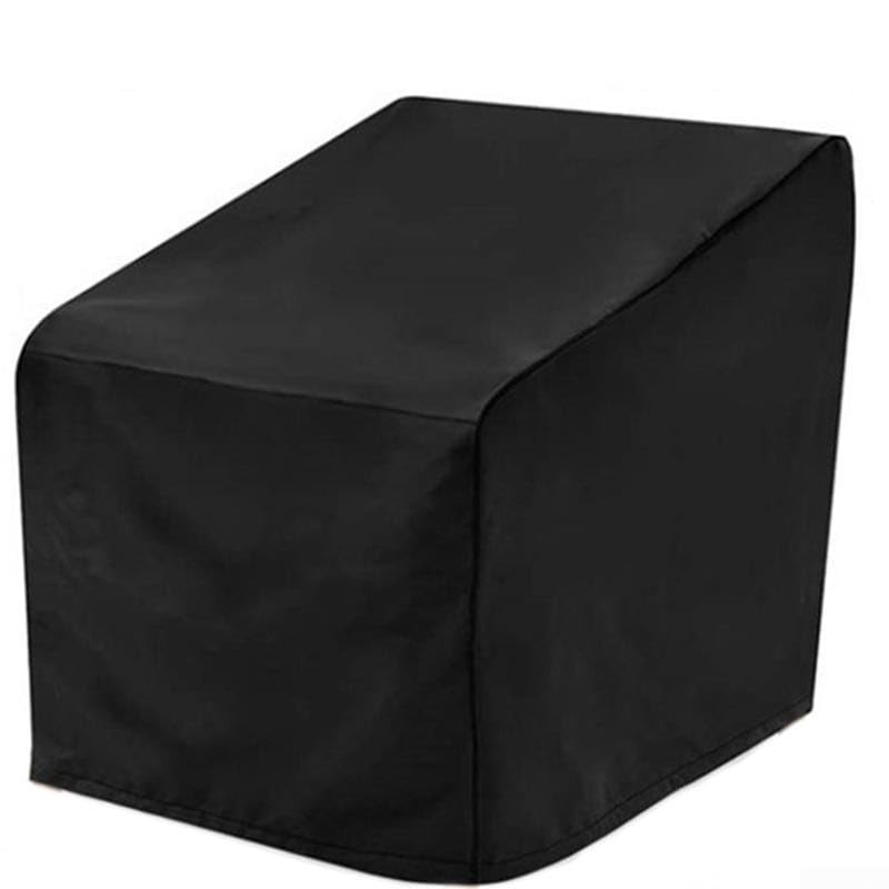 Funda de asiento de jardín impermeable 420D para muebles de patio y sillón de exterior negro