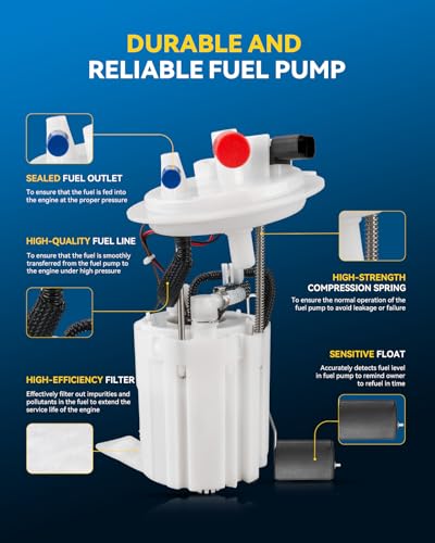 Image of PHILTOP Electric Fuel Pump Assembly FG1527 E9120M Fit for Sonata, Optima