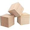 Amazon.com: HEIHAK 30 PCS 2 Inch Wood Blocks, 5x5x5cm Premium Natural ...