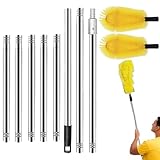 Dachrinnen-Reinigungsbürste, Dachrinnen-Verlängerungsstab, Dachrinnenreiniger mit flexiblem...