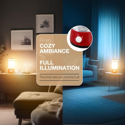 Image of Havells Acrylonitrile Butadiene Styrene 6W LED Lantern (Luminex), Red
