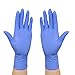 Produktbild Justdolife 100 Stück Latex-Handschuhe Mehrzweck-Gummihandschuhe Reinigungshandschuhe Einweghandschuhe Gr. Small, Blau-Violett