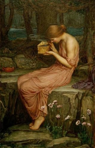 Affiche Sainte Cécile John William Waterhouse pour habiller un grand mur de bureau