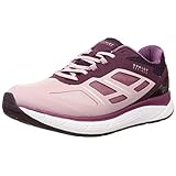 [ダンロップリファインド] ヒザにやさしい クッション 幅広 4E ウォーキング ジョギング ランニング シューズ レディース スニーカー OF008 ローズ 24.5 cm