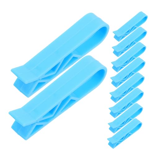 BUGUUYO 100 Piezas Titular De La Bolsa De Basura Bote De Basura Bolsas De Basura Contenedores De Basura Revestimientos Cestas Cubo De Basura Colgante Papelera De Reciclaje Sky-blue Páginas