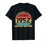 vintage 1952 - regalo per 69° compleanno, da donna, per 69 anni maglietta