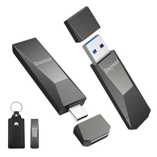 512GB USB C Flash Drive, Dayear Stick USB 3.2 Stick de Almacenamiento con velocidades de Transferencia de hasta 500 MB/s para i-Phone 15/15 más/15 Pro/15 Pro MAX/USB-C iPad/Android/Laptop/Mac