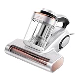 JIGOO J300 Vacuum Cleaner Mattress: Anti-Dust Mite and Pet Hair, Intelligent Sensor and UV Lamp, 500W for Bed and Sofa, Eliminates Allergens