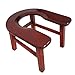 ZHAOHUI Siège de Douche Tabouret de Douche Chaise de Douche Siège De Salle De Bains Siège En Forme De U À Coins Arrondis Avec Désodorisant Antiseptique Antiseptique En Bois Massif 200KG, Bordeaux 5 T