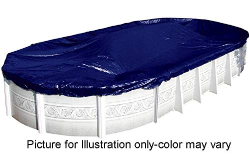 Swimline 12 foot x 24 foot Oval Winter Above Ground Swimming Pool Cover