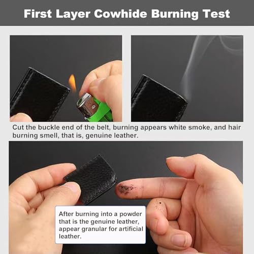 Genuine Leather Ratchet Belt for Men, Slide Belt, Trim To Fit, Effortless Style (35mm)4