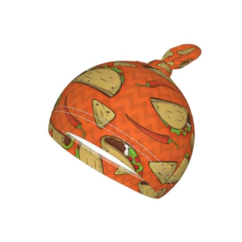 Image of Burrito Tortilla Taco Swaddle Blanket with Hat Set, Soft Newborn Swaddle Outfit Shower Funny Gift for Boys and Girls