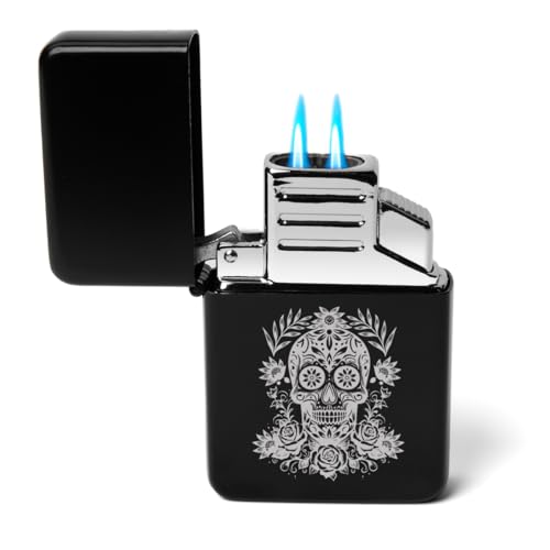 Encendedor antorcha Dual Flame calavera Día de los Muertos miniatura 1