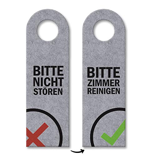 Gancio Per Porta In Feltro Con Gatto – Simpatico Cartello Entra / Non Disturbare – Regalo Per Amanti Dei Gatti