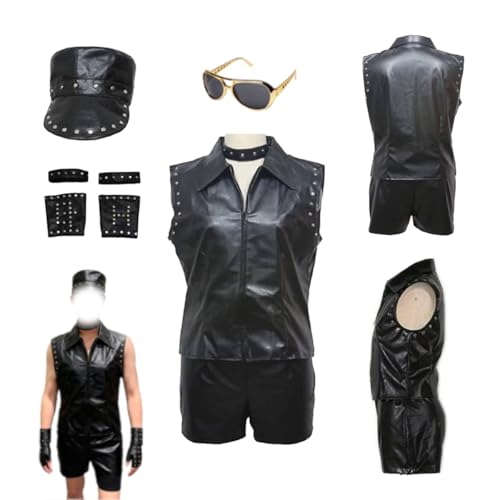 [トビラcos] レイザーラモン コスプレ レイザーラモンHG コスプレ衣装 眼鏡付き お笑いタレント コスチューム 仮装 学園祭 ハロウィン イベント 変装 撮影 クリスマス プレゼント 贈り物 大人用 ユニセックス (衣装, Ｌ)