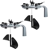 2 PCS Paint Mixing Mate Lid,4L/1 Gallon Size,Paint Can lid with Pourring Spout,Universal Paint Shaker,Better Sealing Effect,Car Paint Mixing Blade with Hand Crank for Stirring, Storing and Pouring